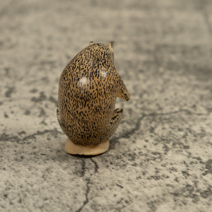 Vintage Jungle Critter Tagua Carving