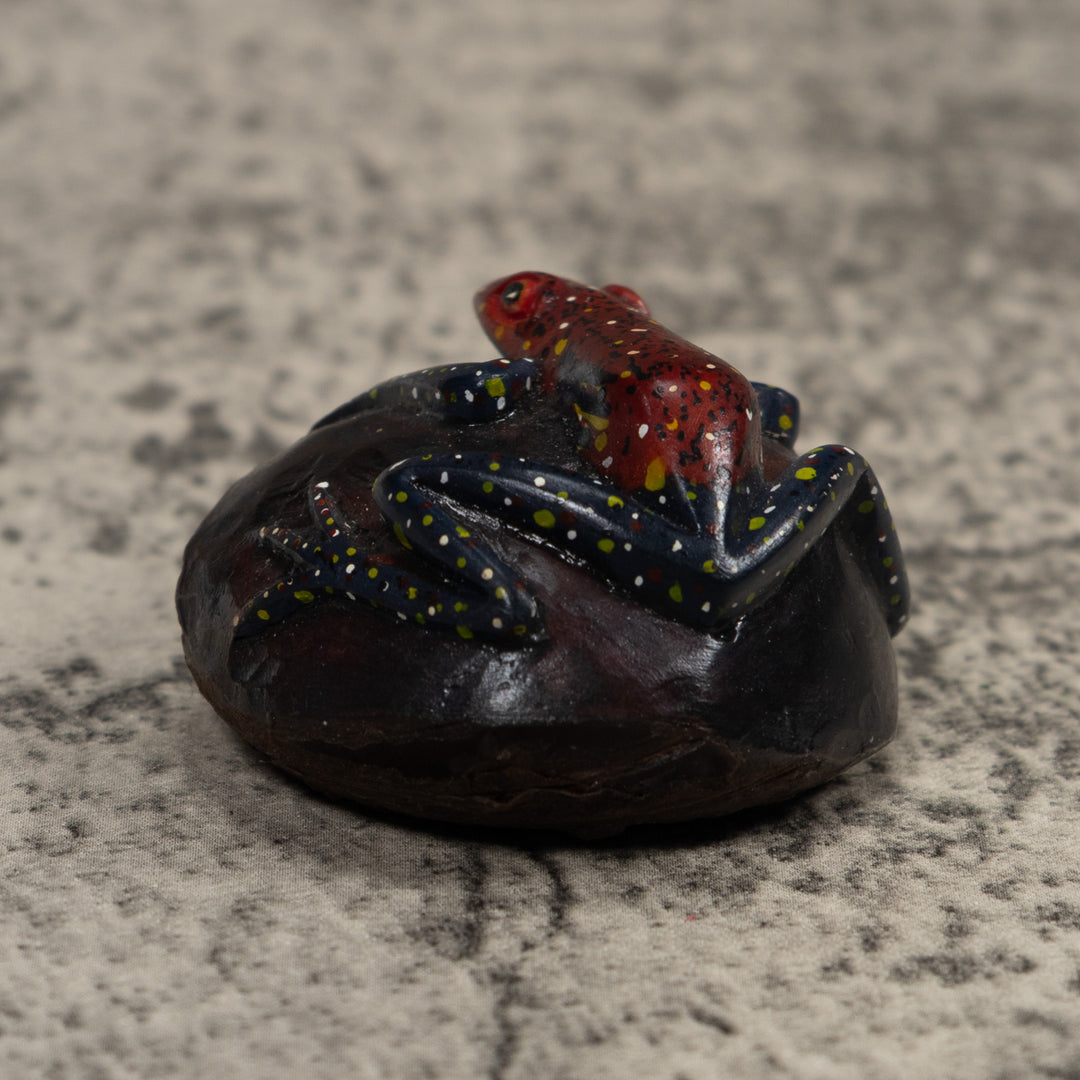 Vintage Frog Tagua Carving