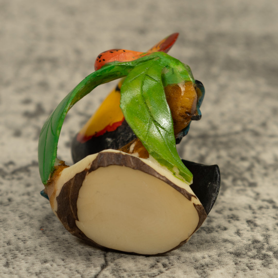 Toucan Parrot Bird Tagua Carving