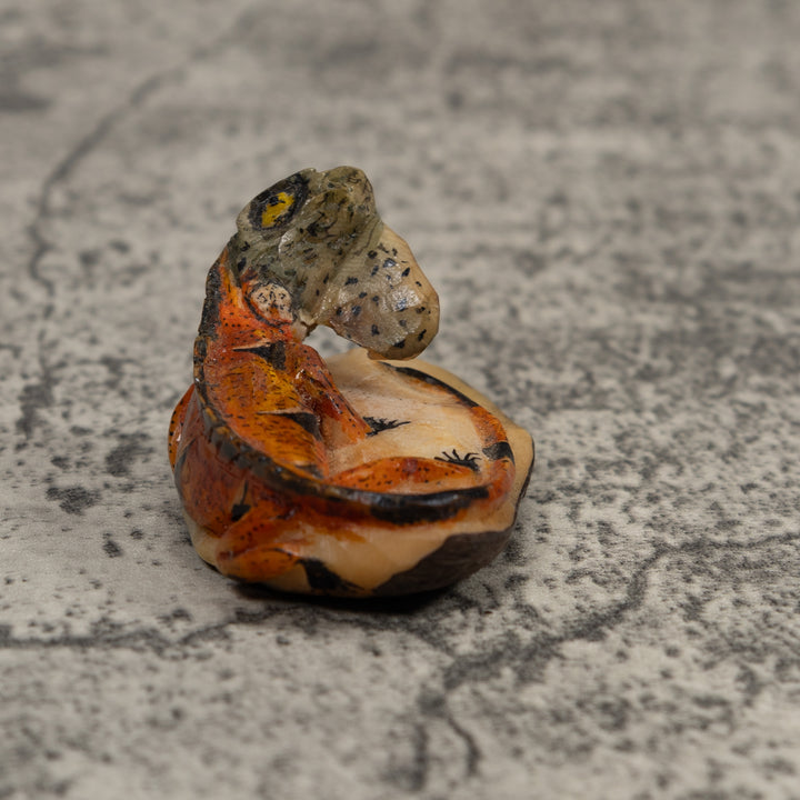 Iguana Lizard Reptile Tagua Carving