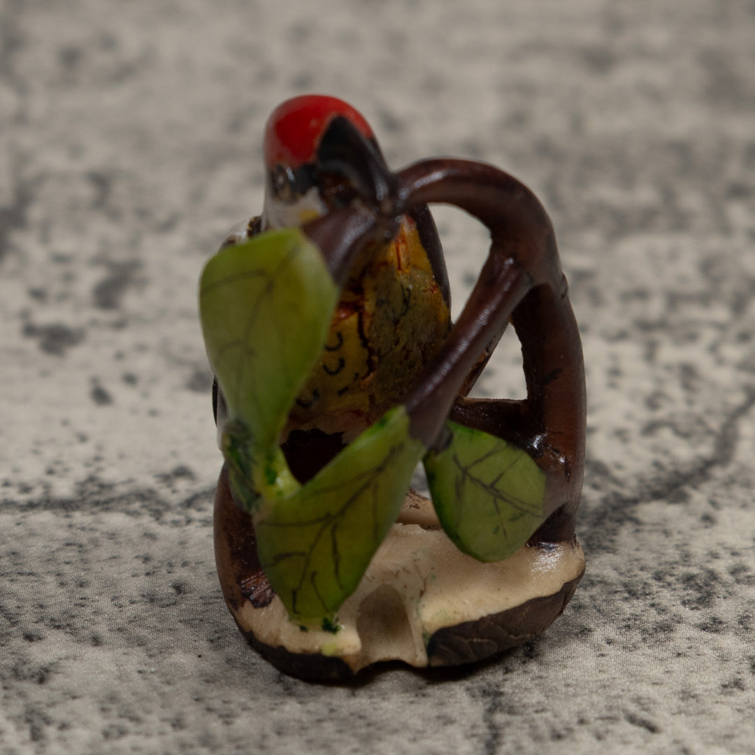 Woodpecker Bird Tagua Carving