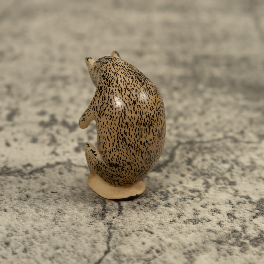 Vintage Jungle Critter Tagua Carving