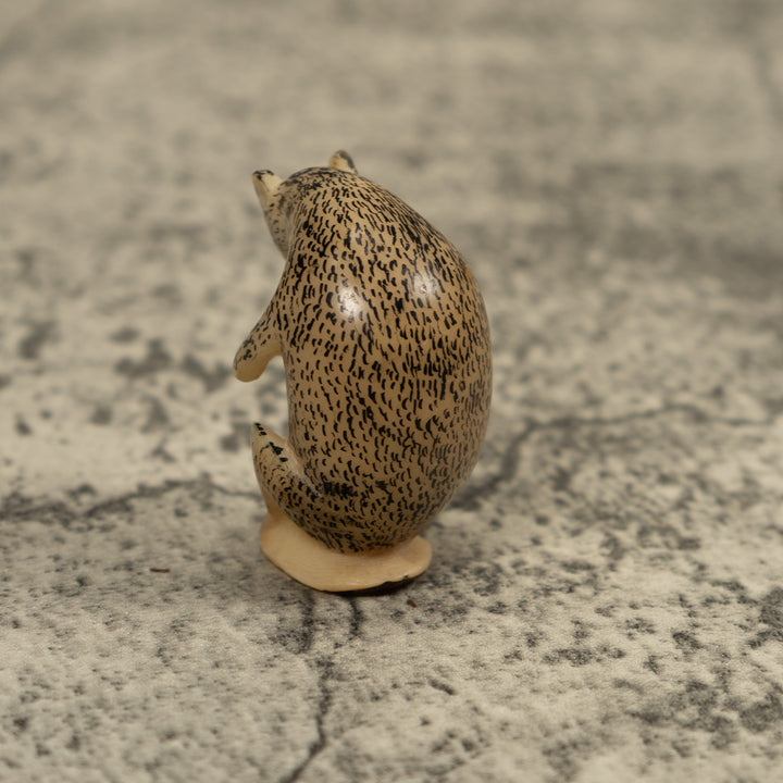 Vintage Jungle Critter Tagua Carving