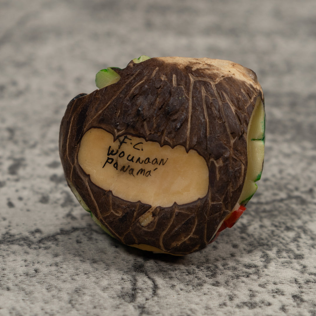 Double Poison Dart Frog Tagua Carving