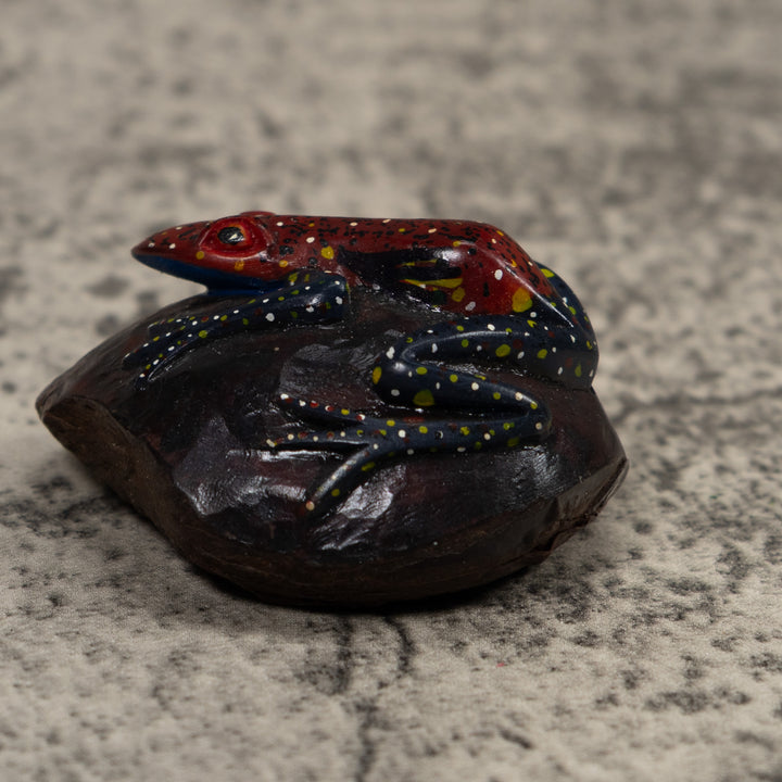 Vintage Frog Tagua Carving