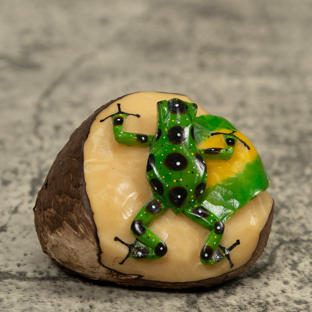 Poison Dart Frog Tagua Carving
