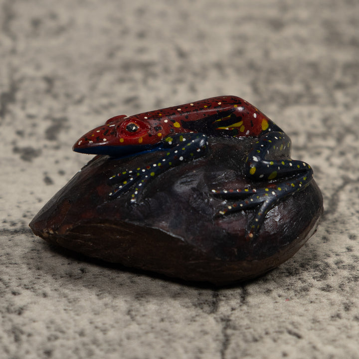 Vintage Frog Tagua Carving