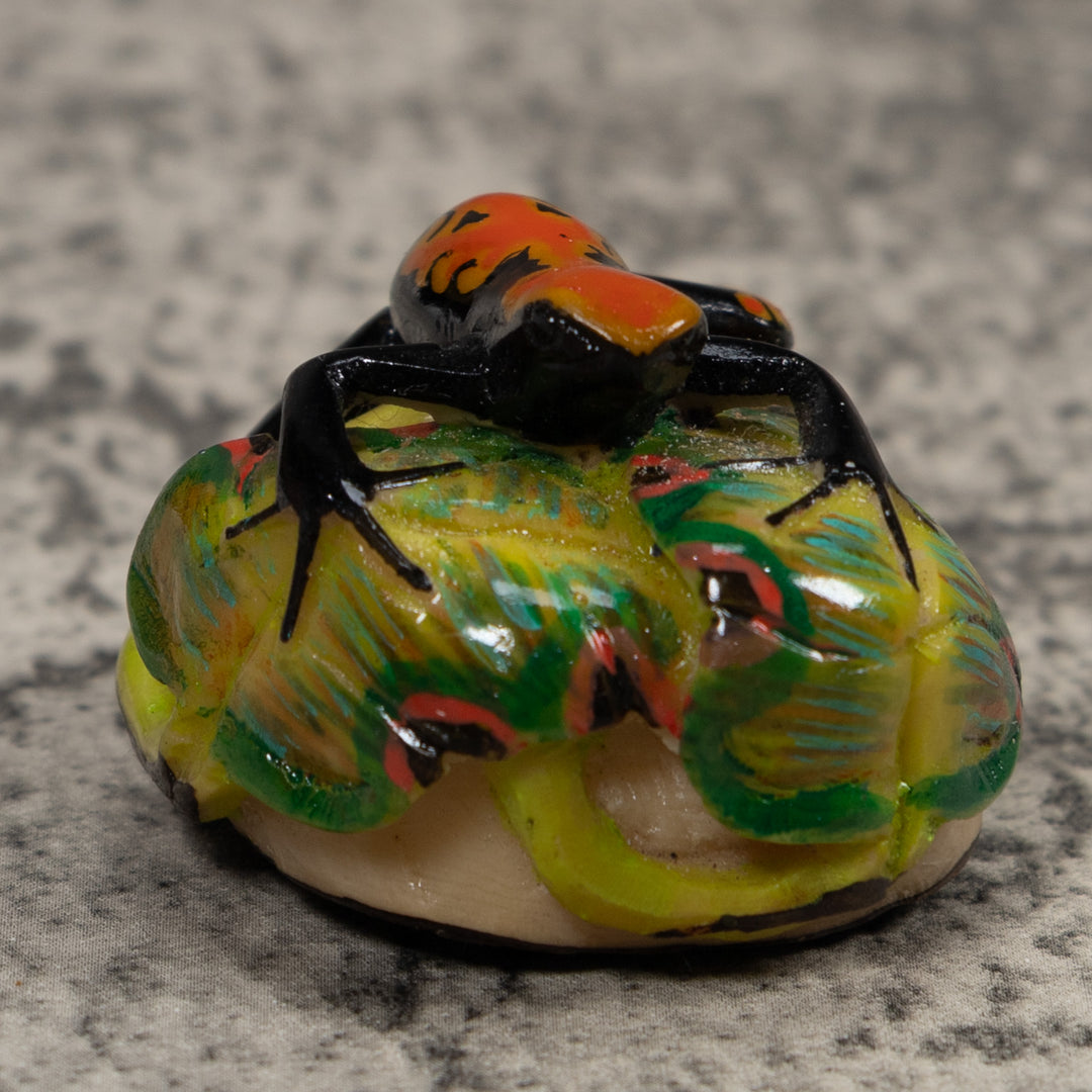 Poison Dart Frog Tagua Carving