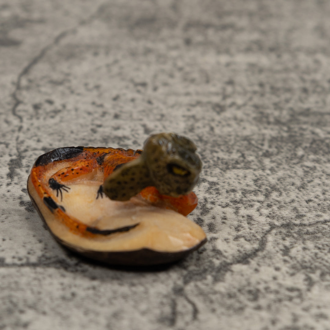 Iguana Lizard Reptile Tagua Carving