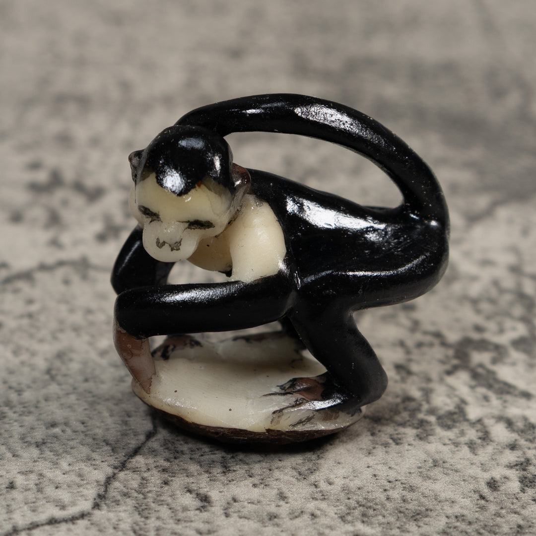 White Face Monkey Tagua Carving