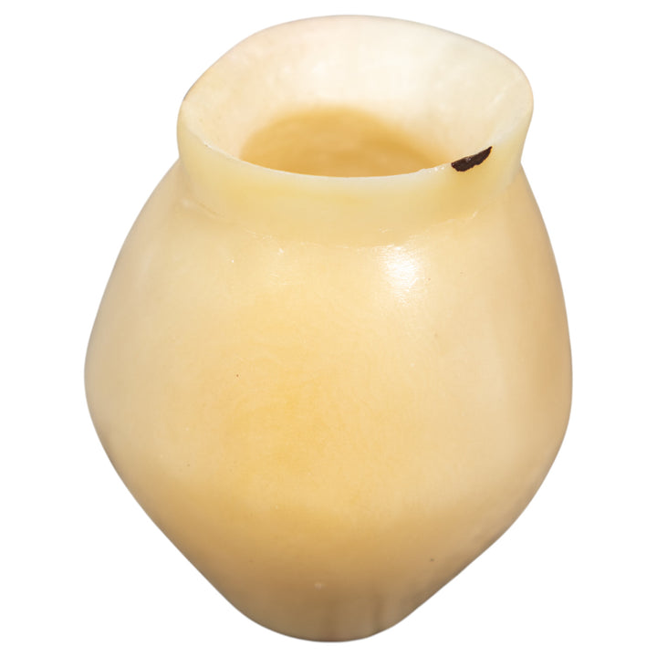 Simple White Vase Tagua Carving