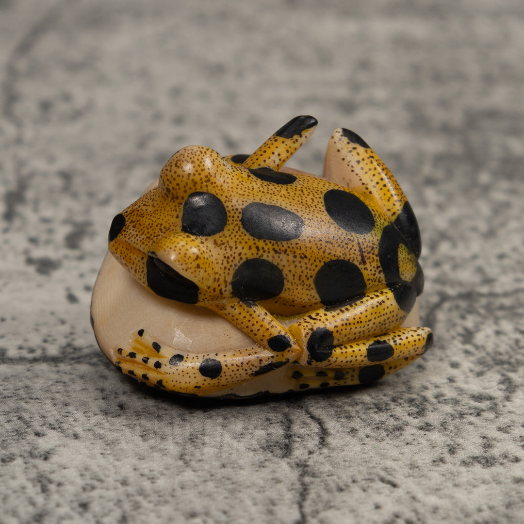 Poison Dart Frog Tagua Carving