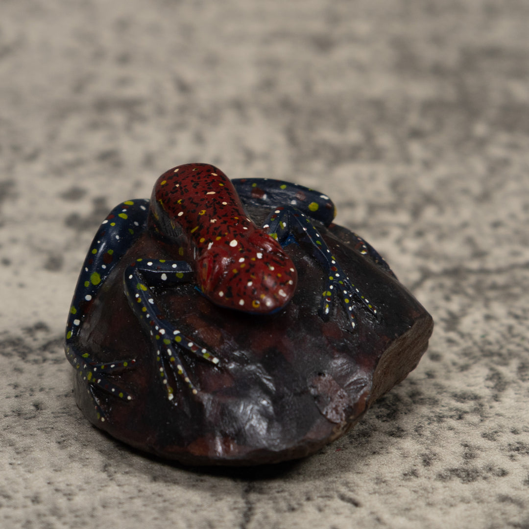 Vintage Frog Tagua Carving