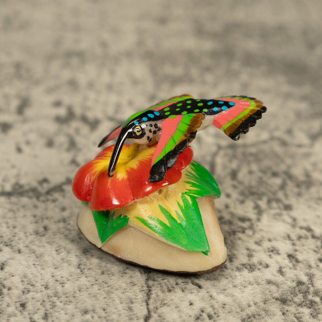 Hummingbird Tagua Carving