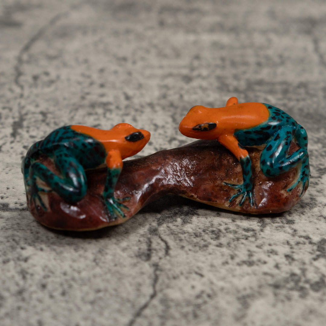 Double Poison Dart Frog Tagua Carving