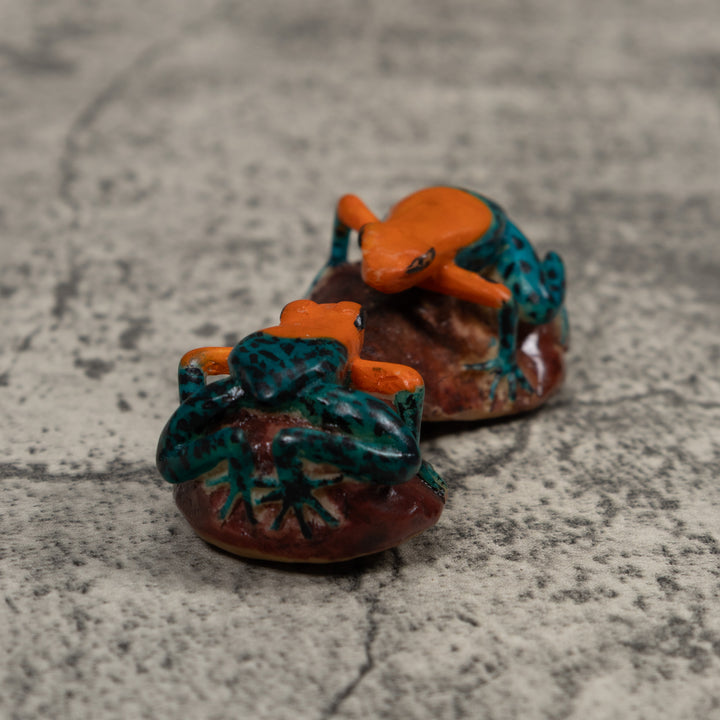 Double Poison Dart Frog Tagua Carving