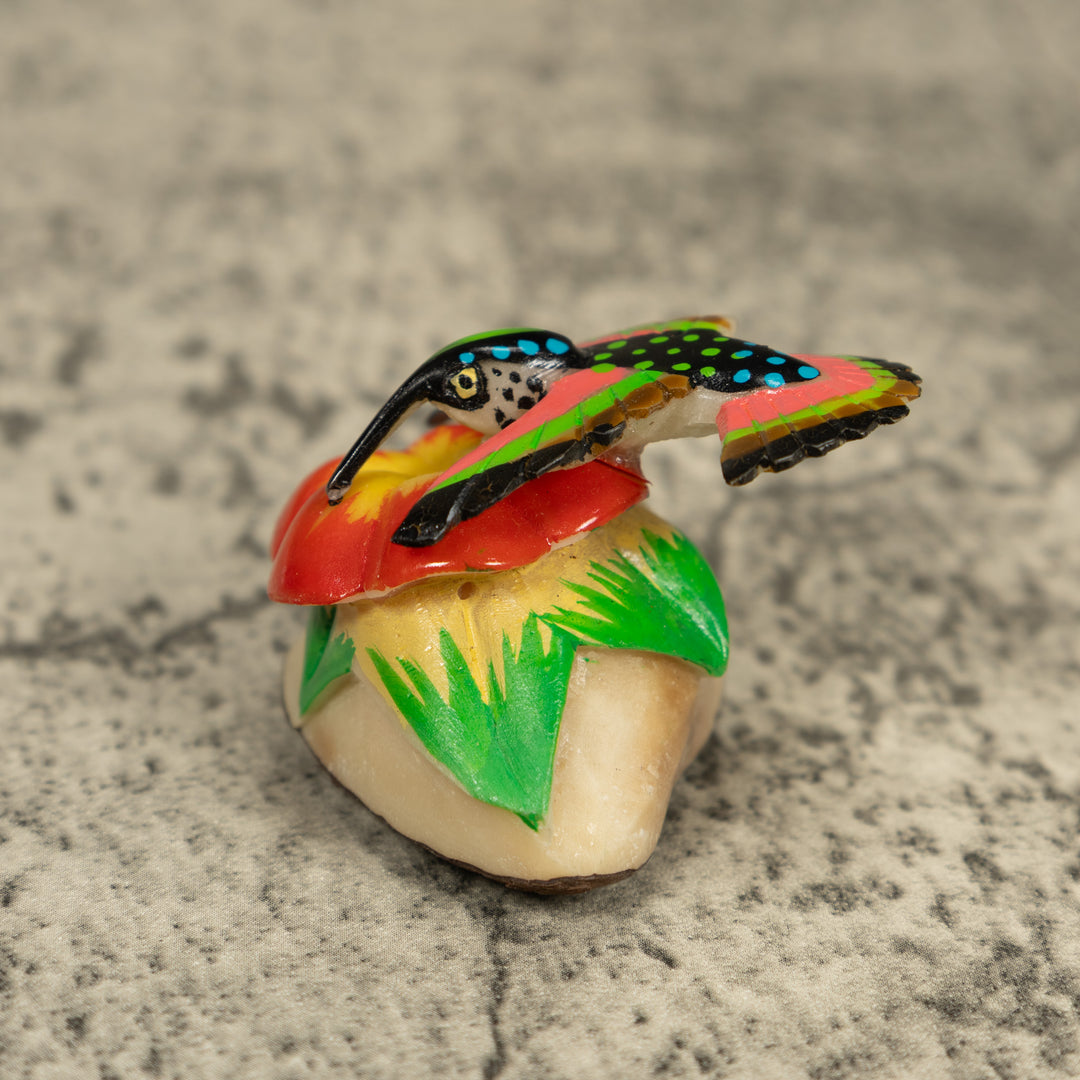 Hummingbird Tagua Carving