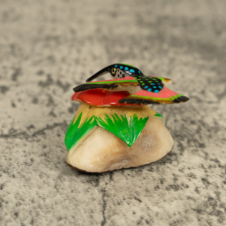 Hummingbird Tagua Carving