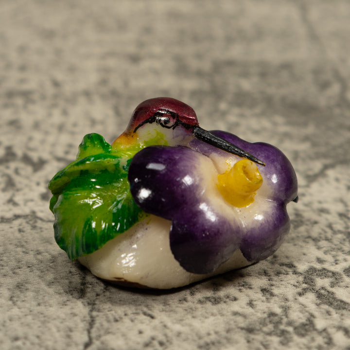 Hummingbird Tagua Carving