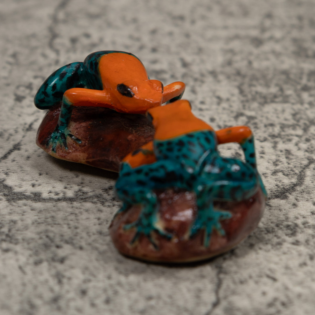 Double Poison Dart Frog Tagua Carving