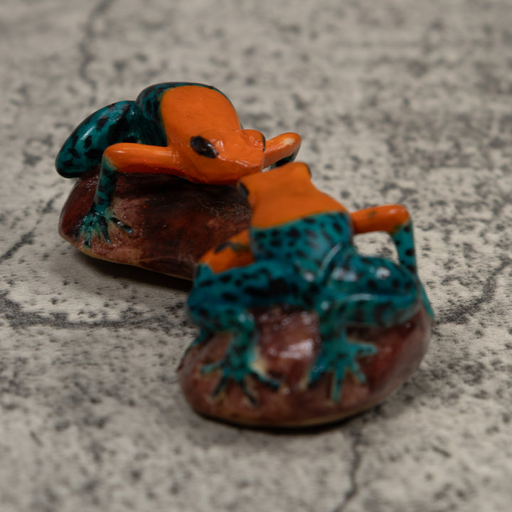 Double Poison Dart Frog Tagua Carving