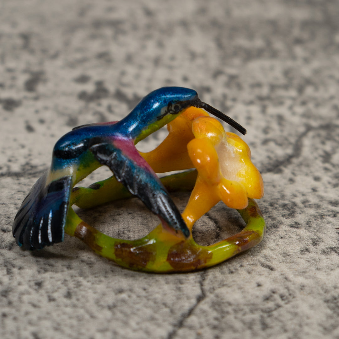 Hummingbird Tagua Carving