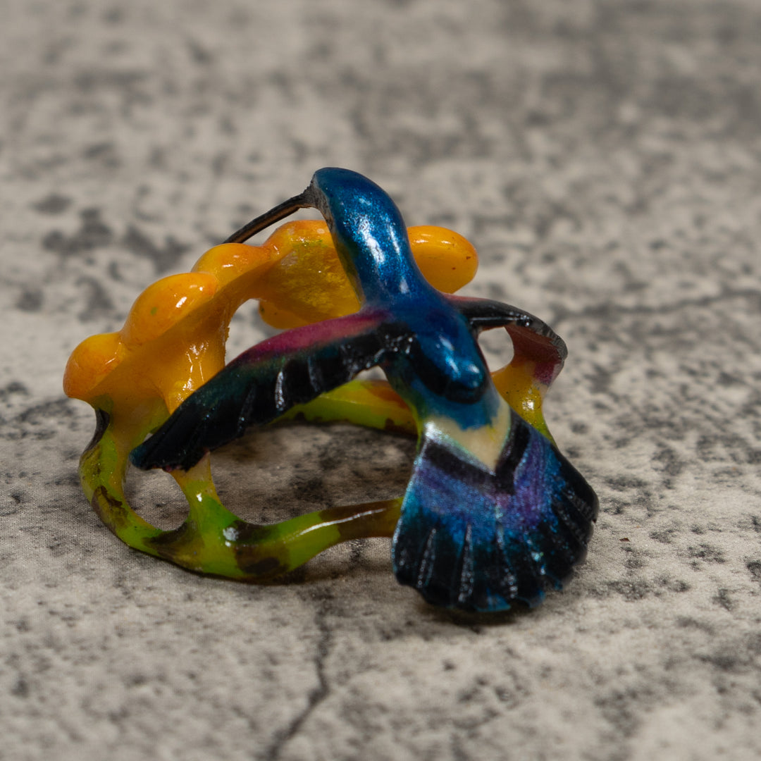 Hummingbird Tagua Carving