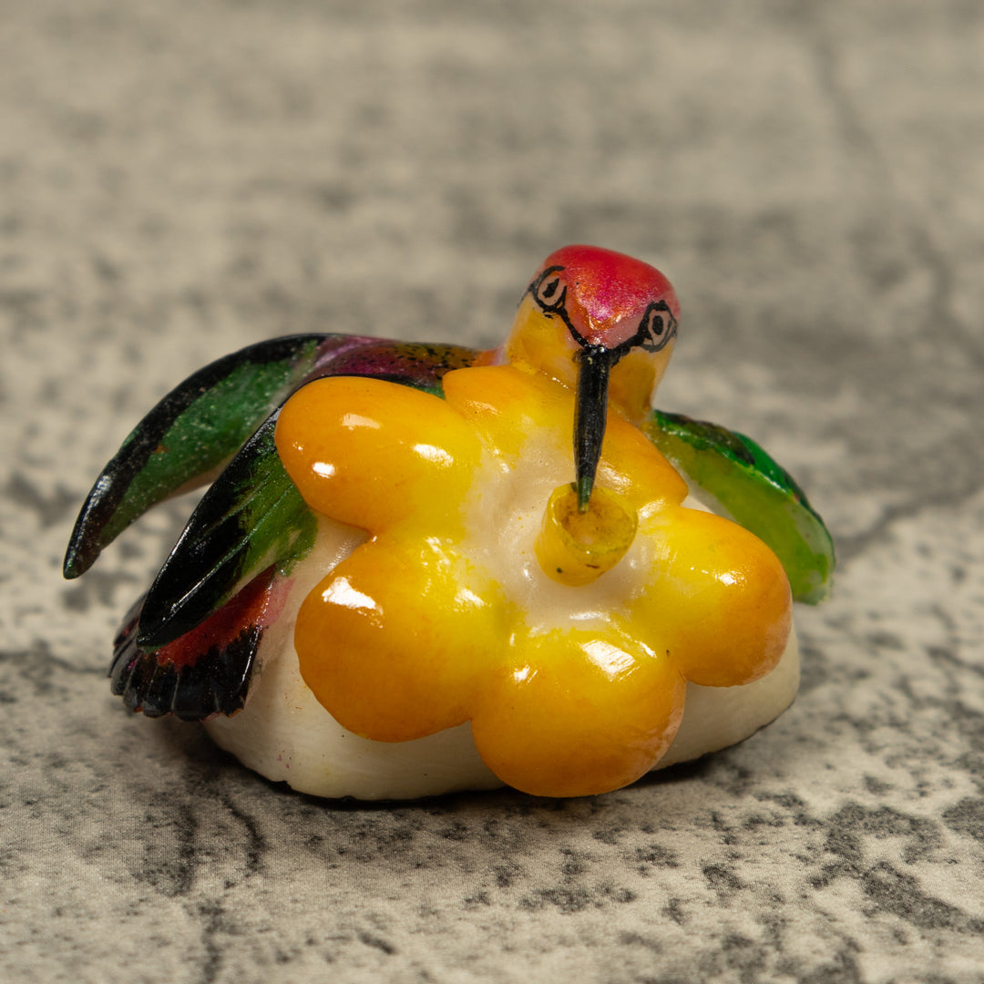 Hummingbird Tagua Carving