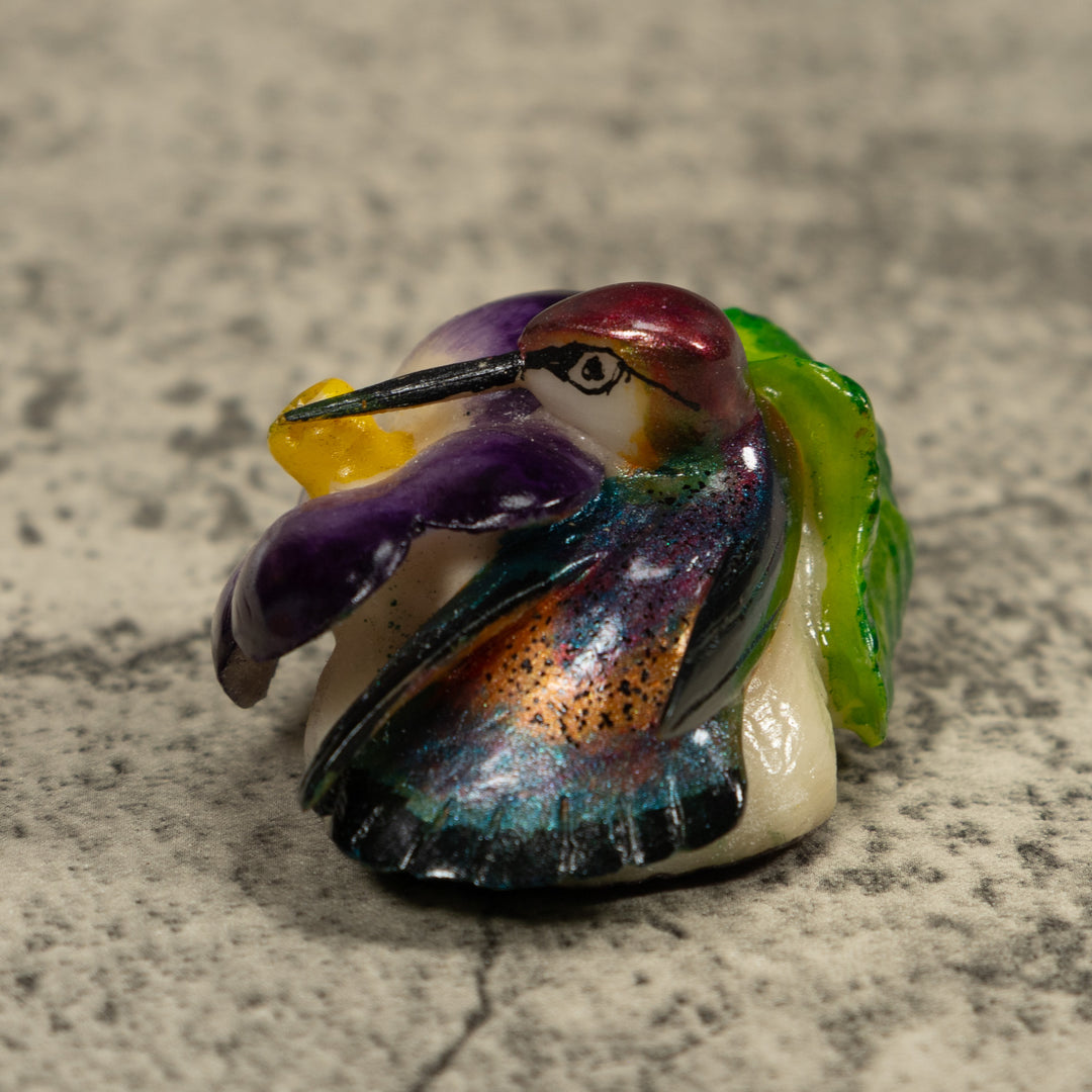 Hummingbird Tagua Carving