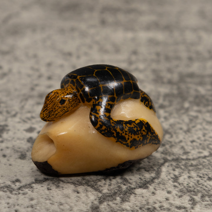 Vintage Sea Turtle Tagua Carving