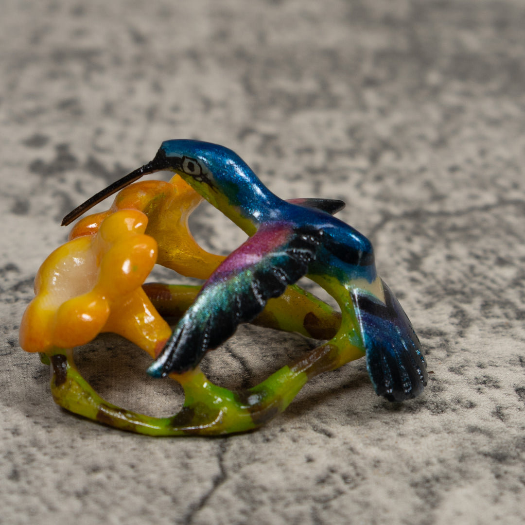 Hummingbird Tagua Carving