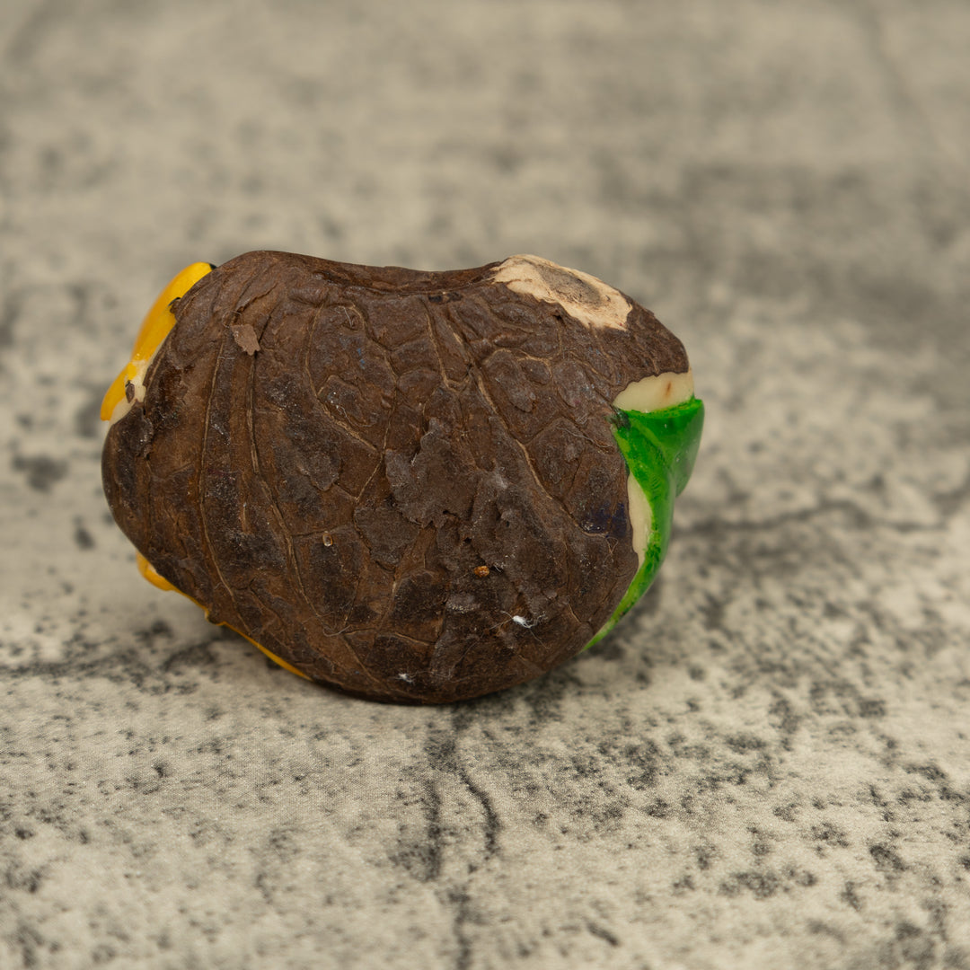 Golden Frog Tagua Carving