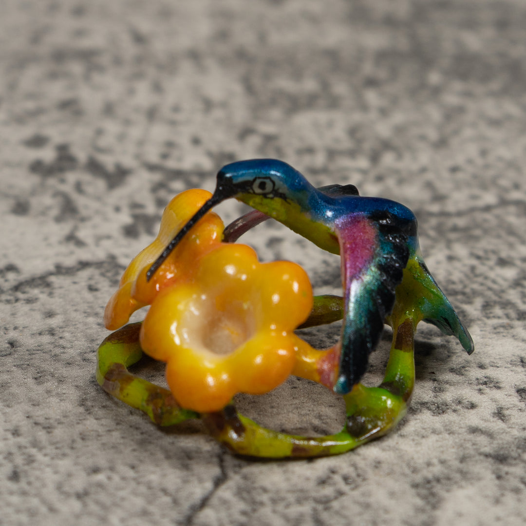 Hummingbird Tagua Carving