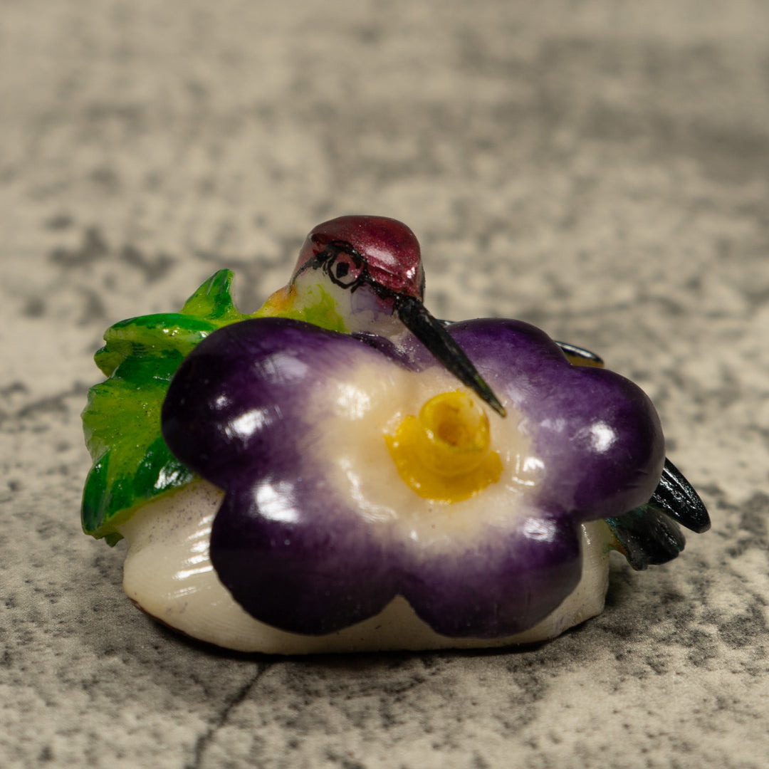 Hummingbird Tagua Carving