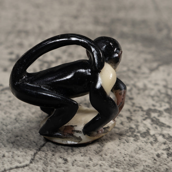 White Face Monkey Tagua Carving