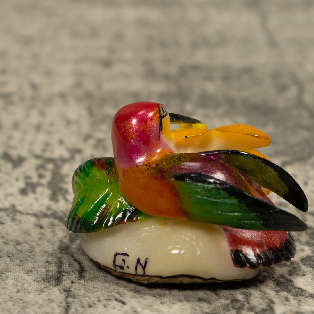 Hummingbird Tagua Carving
