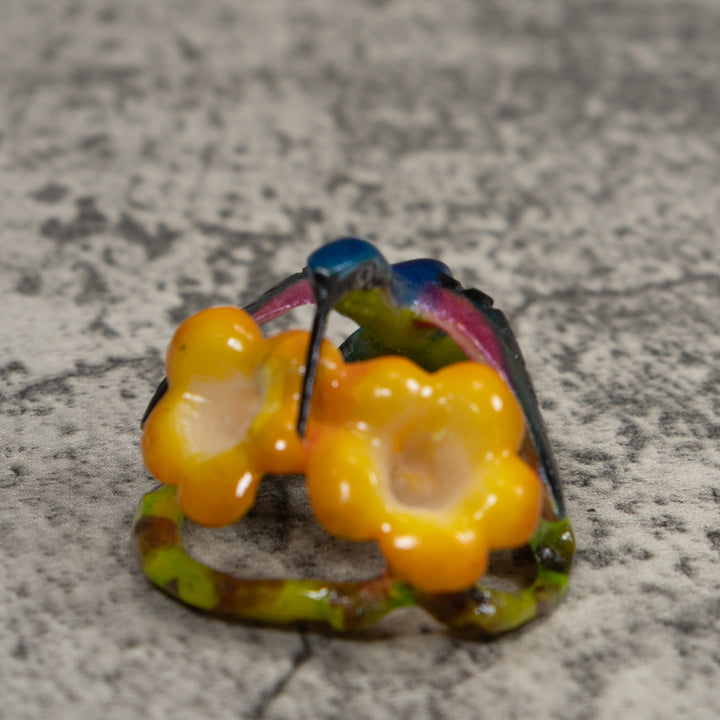 Hummingbird Tagua Carving