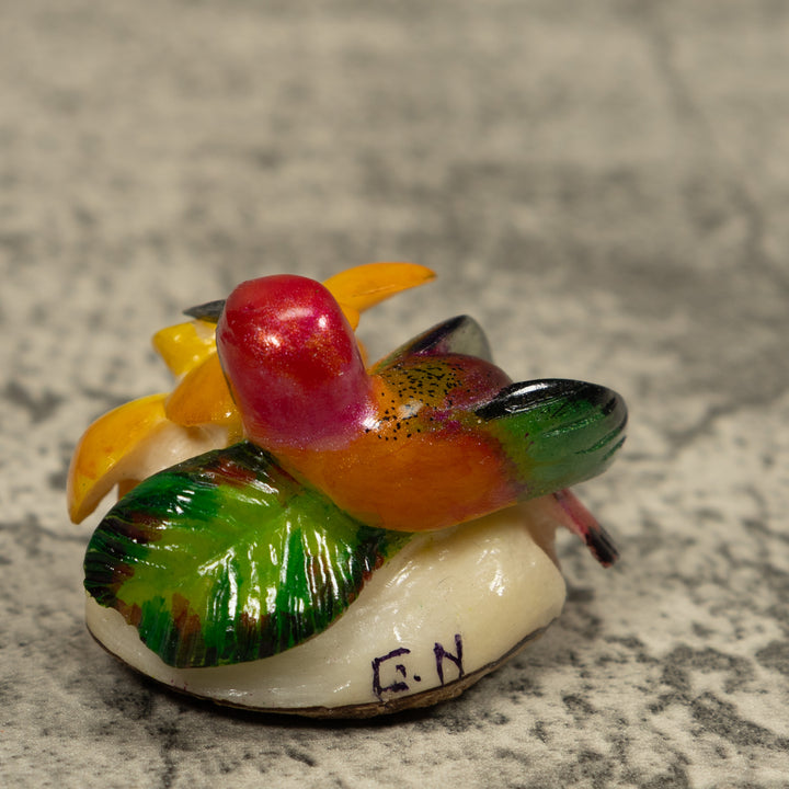 Hummingbird Tagua Carving