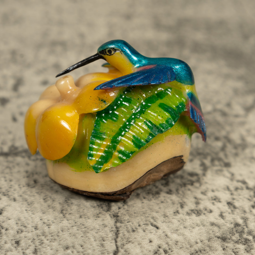 Hummingbird Tagua Carving