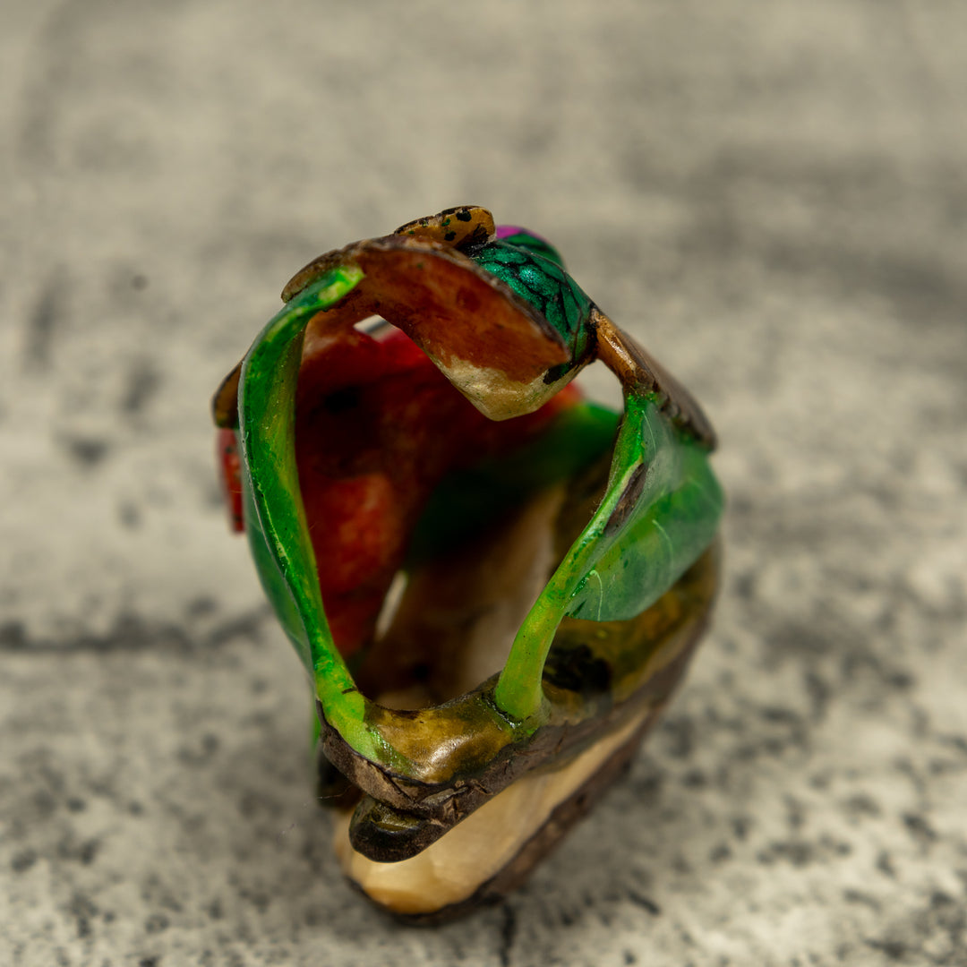 Hummingbird Tagua Carving