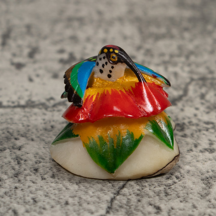 Hummingbird Tagua Carving