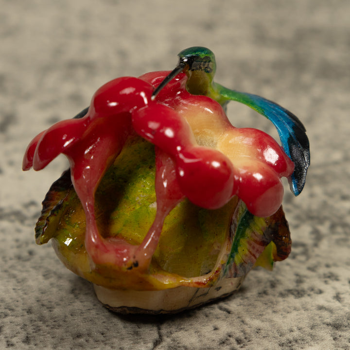 Hummingbird Tagua Carving