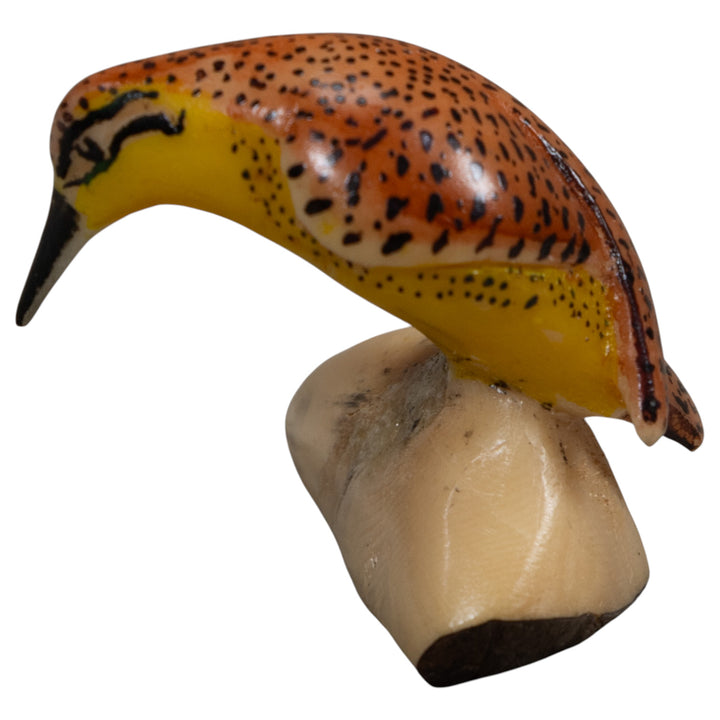 Vintage Bird Tagua Carving