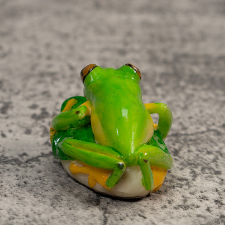 Red-Eye Tree Frog Tagua Carving
