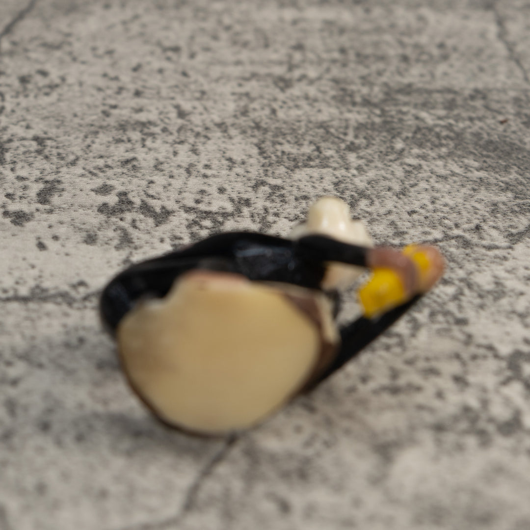 White Face Monkey With Youngster Tagua Carving