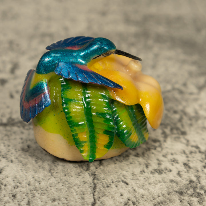 Hummingbird Tagua Carving