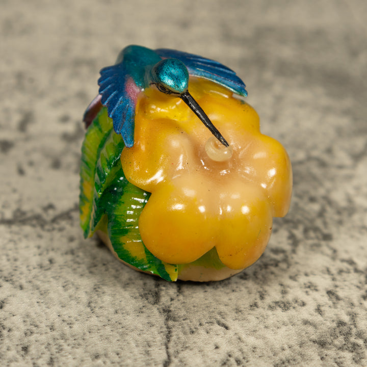 Hummingbird Tagua Carving