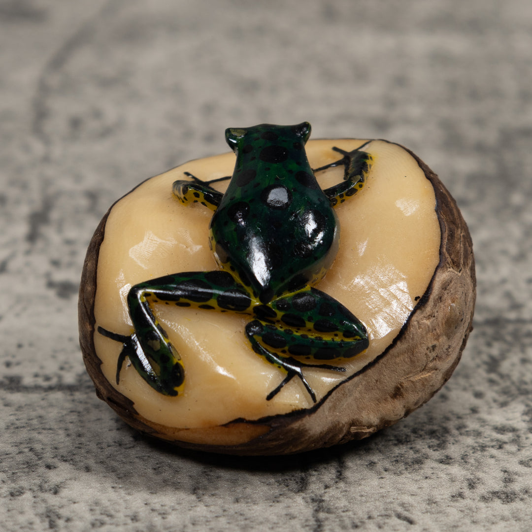 Poison Dart Frog Tagua Carving