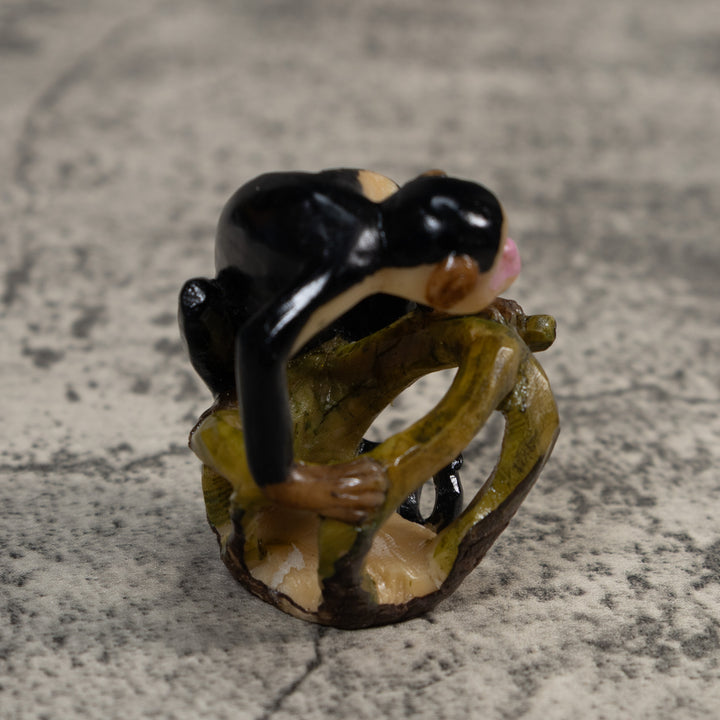 White Face Monkey Tagua Carving