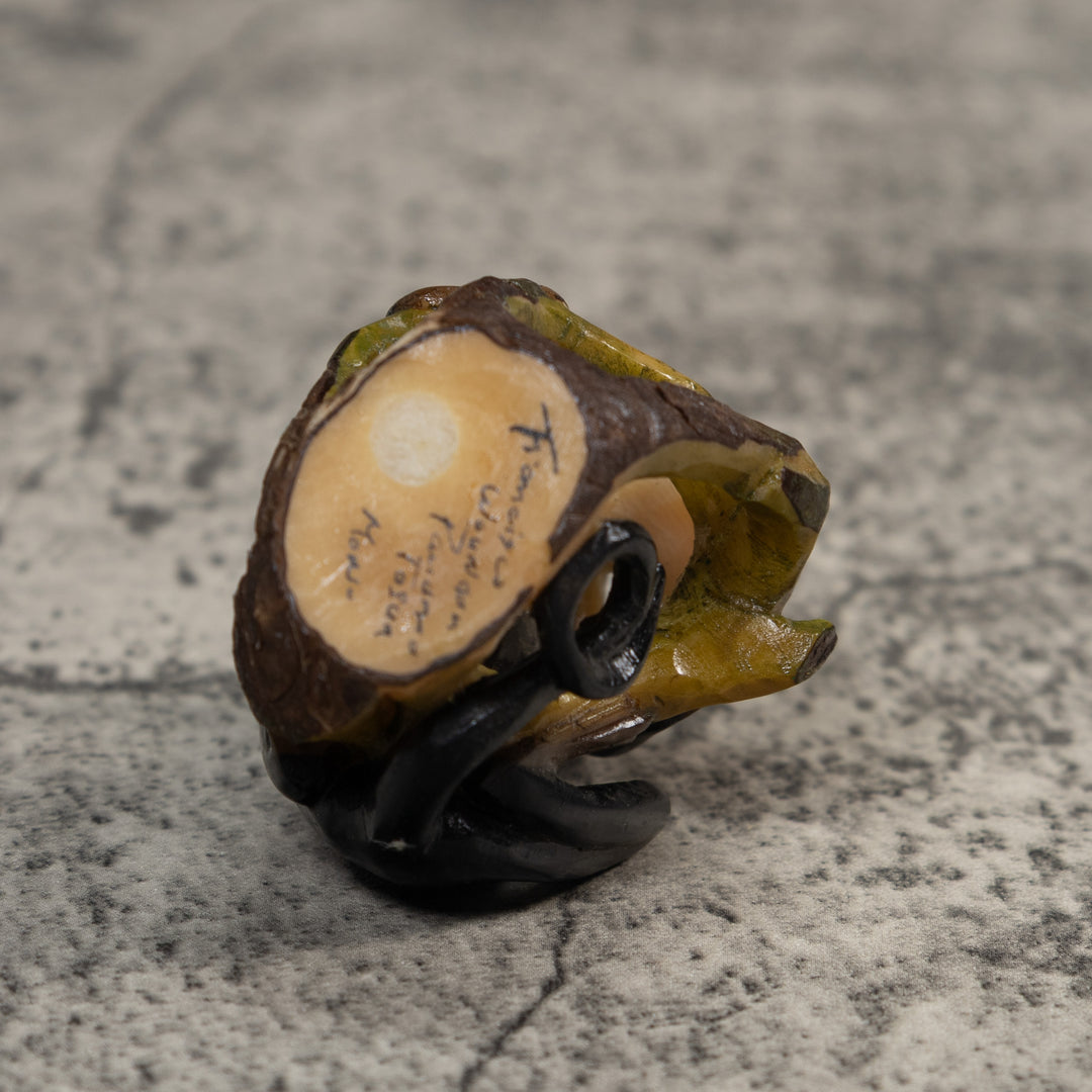 White Face Monkey Tagua Carving